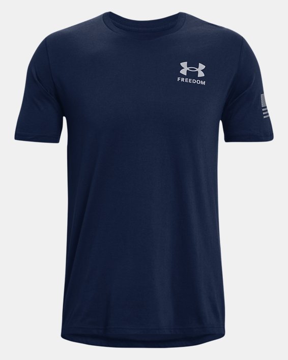 Men's UA Freedom Flag T-Shirt, Navy, pdpMainDesktop image number 4